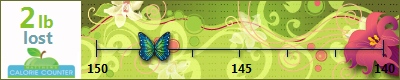 Angela's weight loss ticker