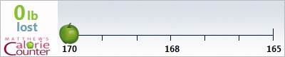 Pamela's weight loss ticker