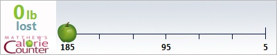 Sandy's weight loss ticker