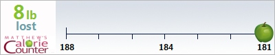 carolann's weight loss ticker