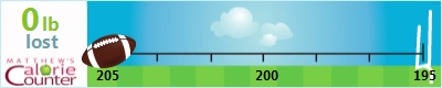 jazzdaddy's weight loss ticker