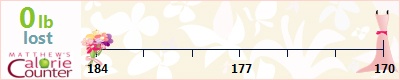 melleb's weight loss ticker