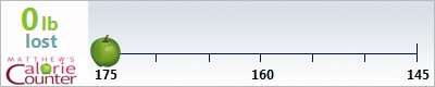 sayber's weight loss ticker