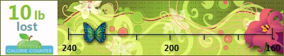 vegeloon's weight loss ticker