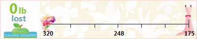 vickie's weight loss ticker
