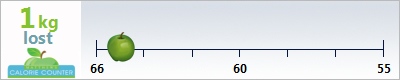 Hannah's weight loss ticker